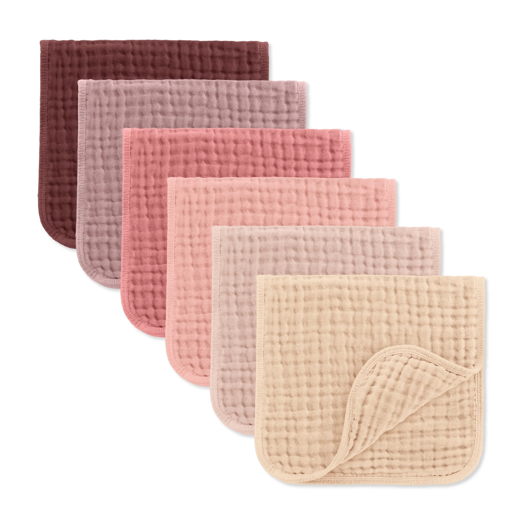 Little Teekie Soft Muslin Baby Burp Cloth Set
