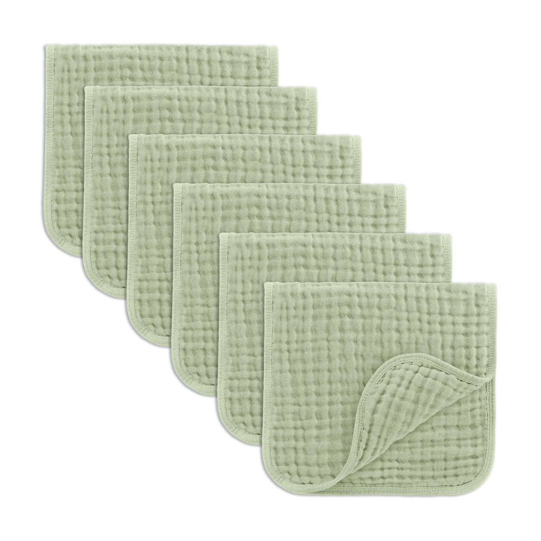 Little Teekie Soft Muslin Baby Burp Cloth Set