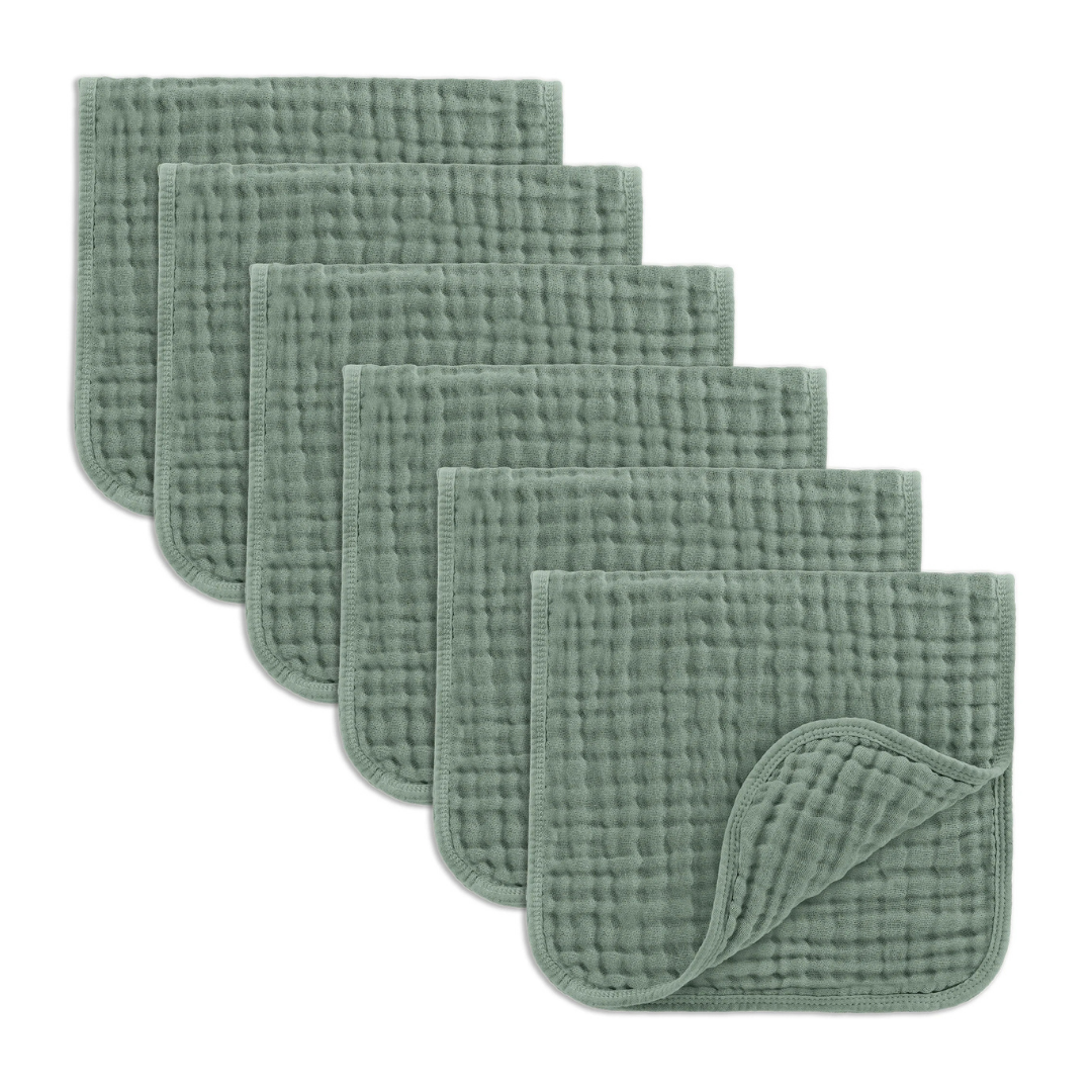 Little Teekie Soft Muslin Baby Burp Cloth Set