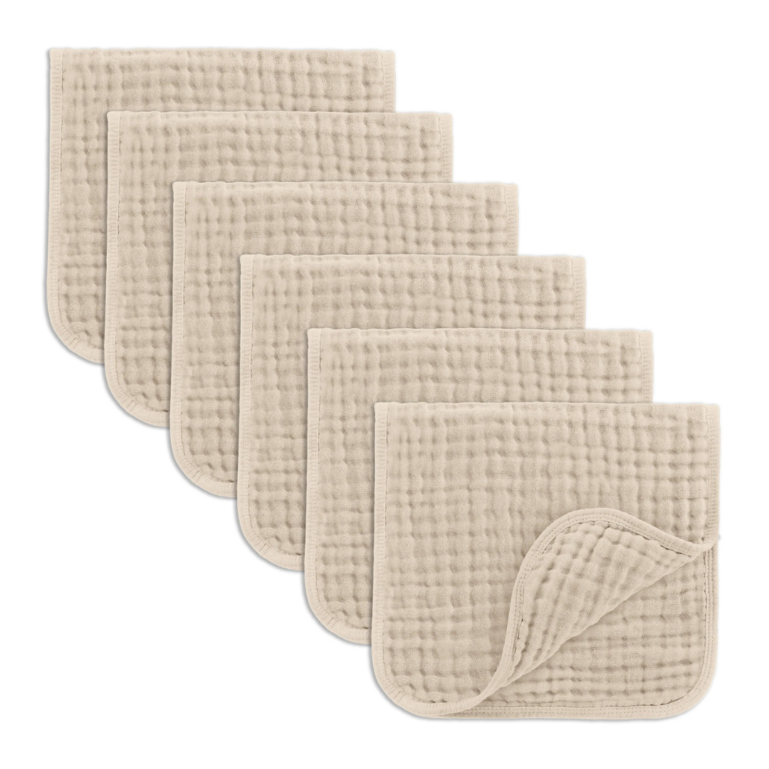 Little Teekie Soft Muslin Baby Burp Cloth Set
