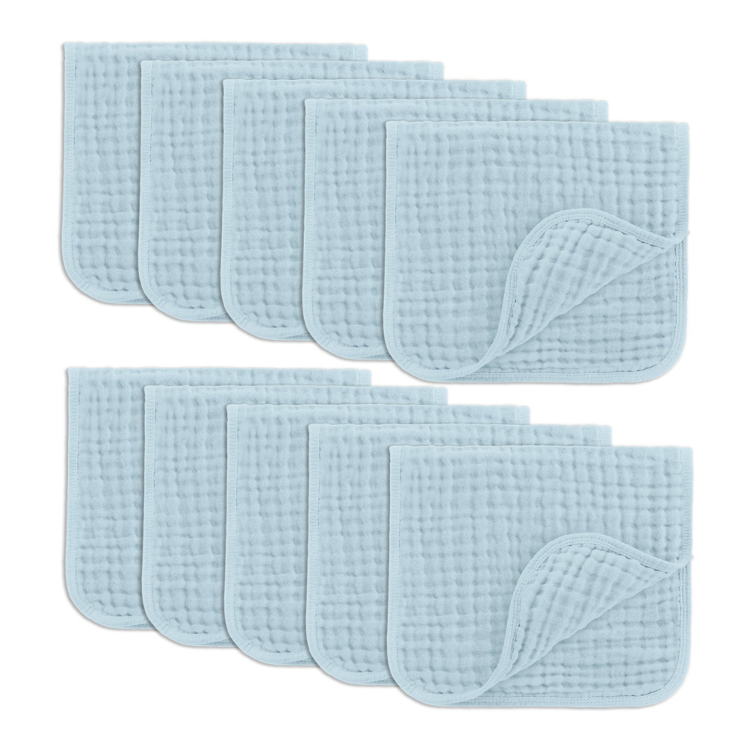 Little Teekie Soft Muslin Baby Burp Cloth Set