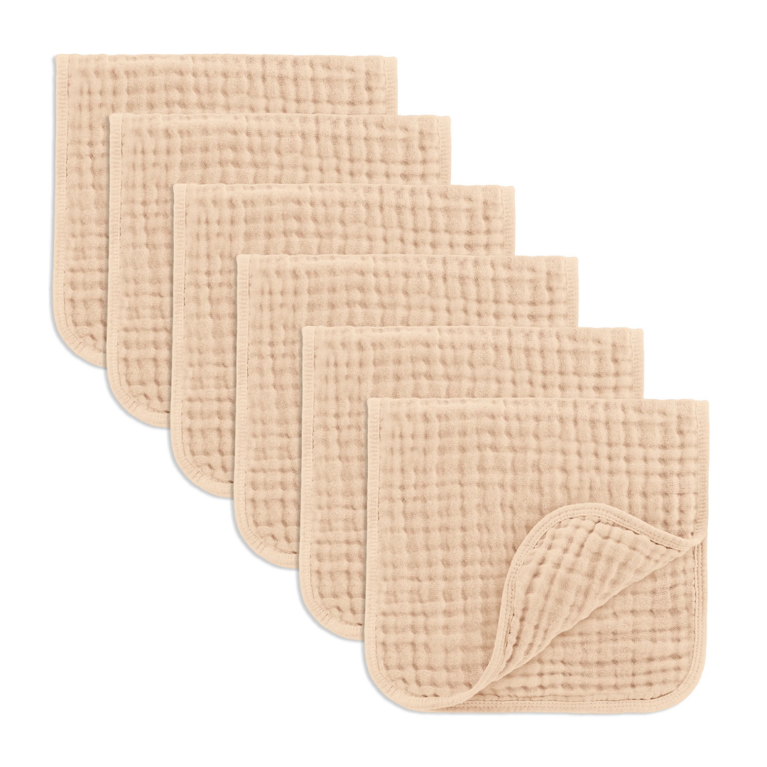 Little Teekie Soft Muslin Baby Burp Cloth Set