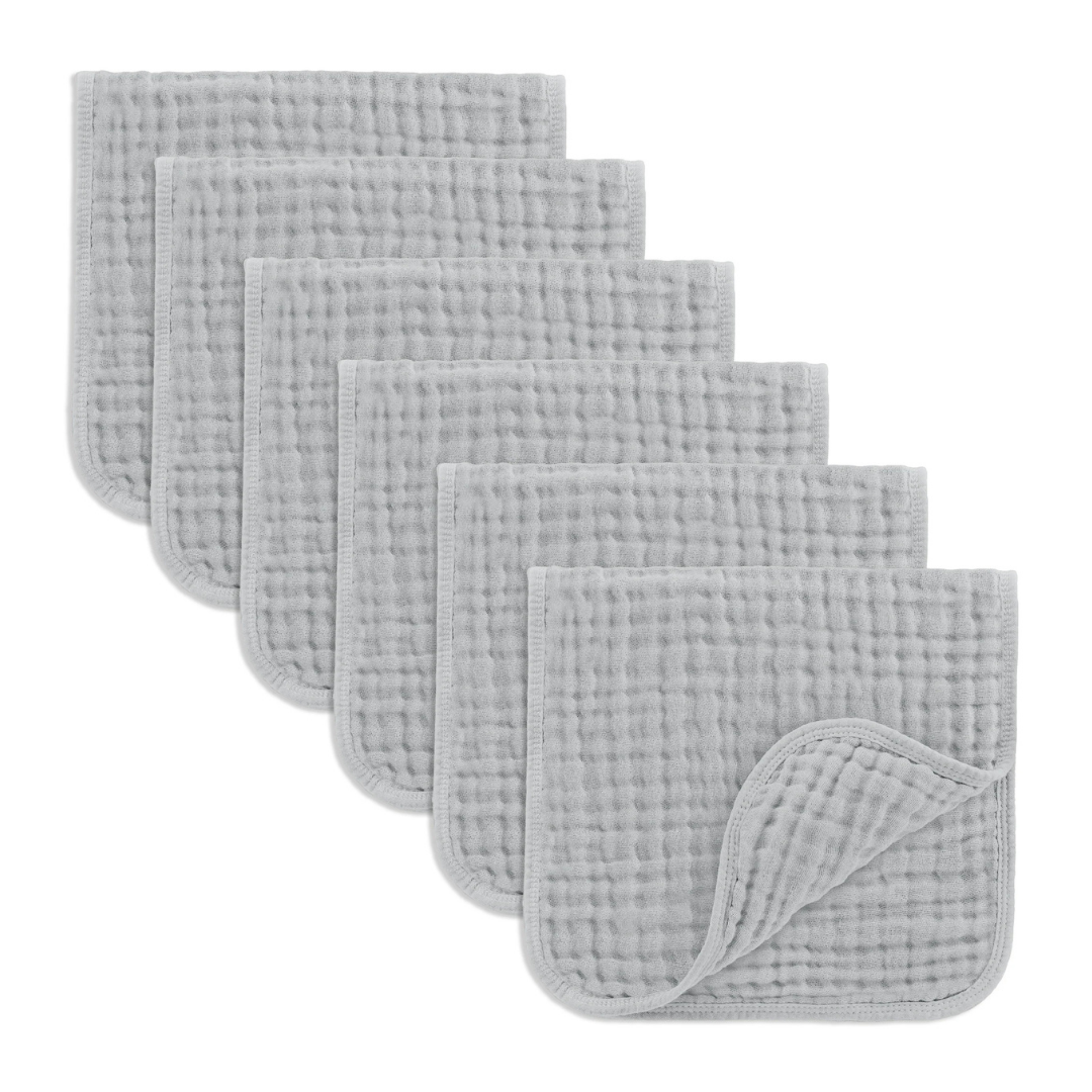 Little Teekie Soft Muslin Baby Burp Cloth Set