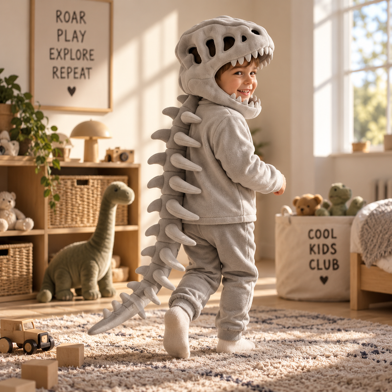 Dodo's Dino Plush Hoodie
