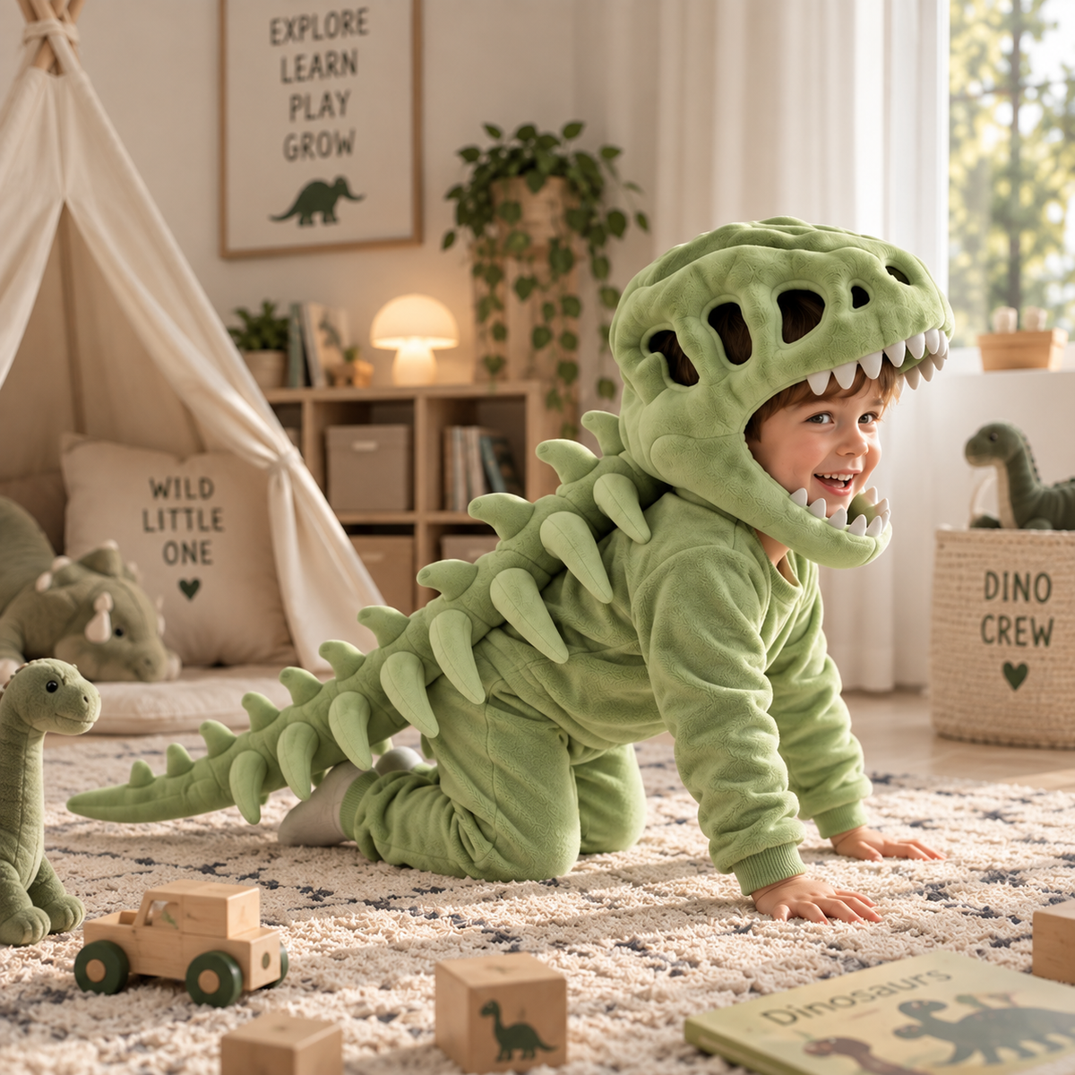 Dodo's Dino Plush Hoodie