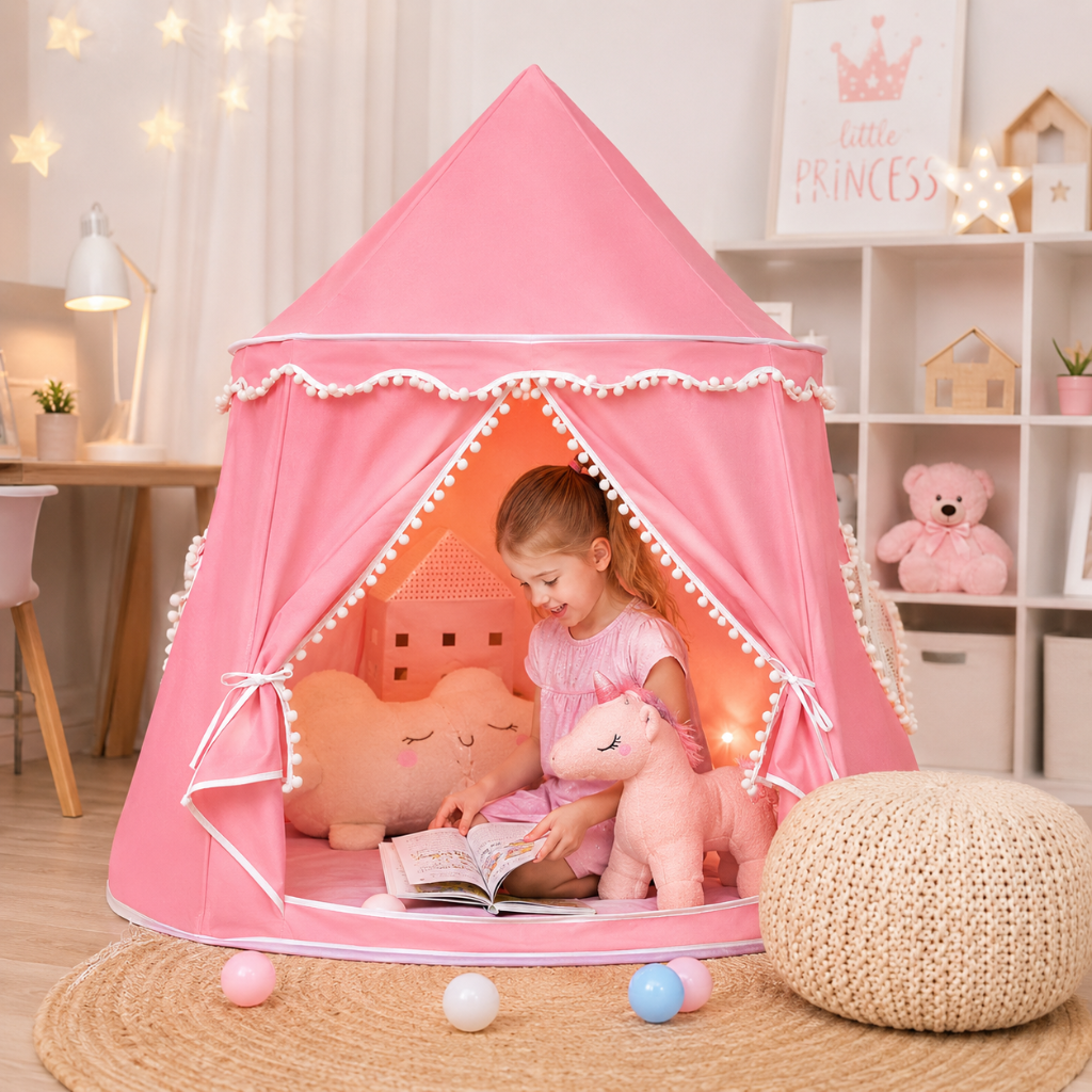 Little Teekie Kids Play Tent Indoor Princess Teepee