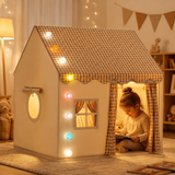 Little Teekie Cozy Playhouse Tent with Lights for Kids