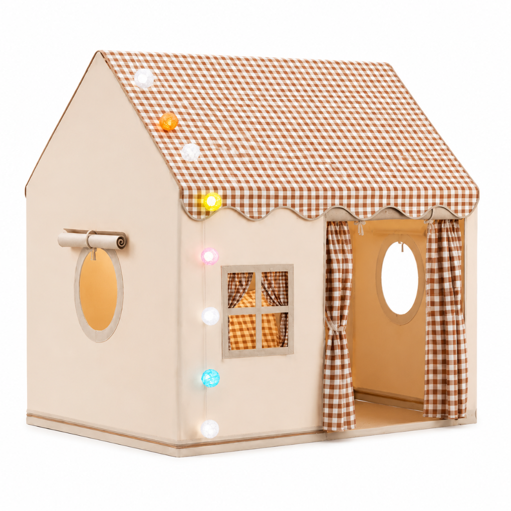 Little Teekie Cozy Playhouse Tent with Lights for Kids