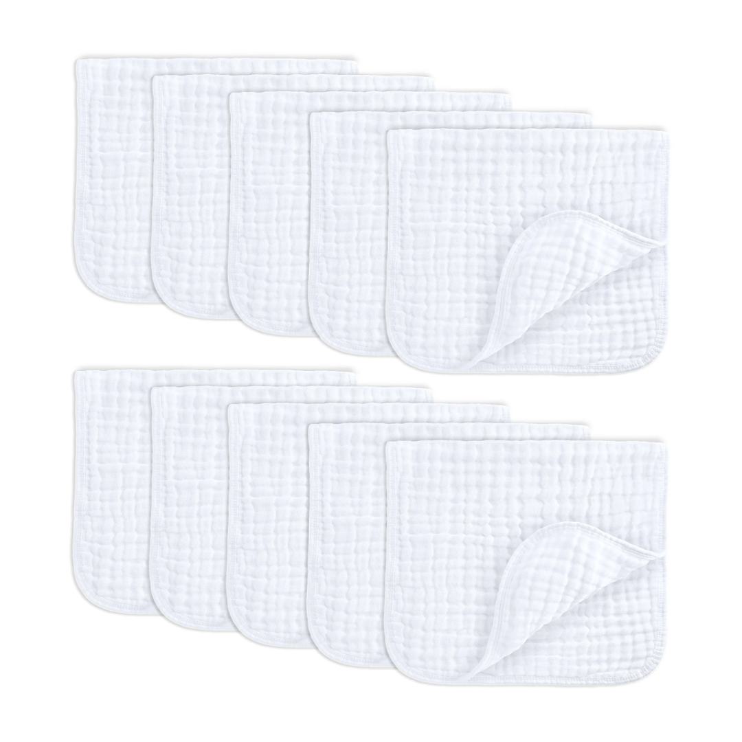 Little Teekie Soft Muslin Baby Burp Cloth Set